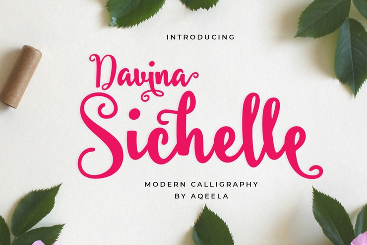 Davina Sichelle字体 2