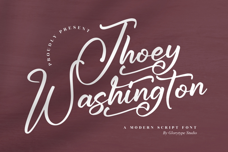 Jhoey Washington字体 10