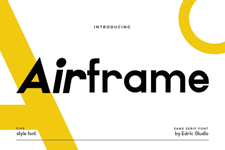 Airframe字体 1
