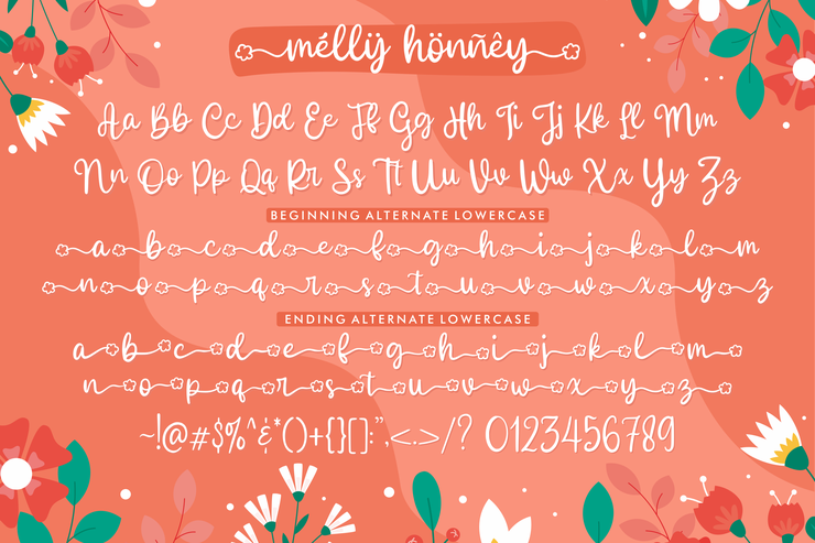 Melly Honney字体 1