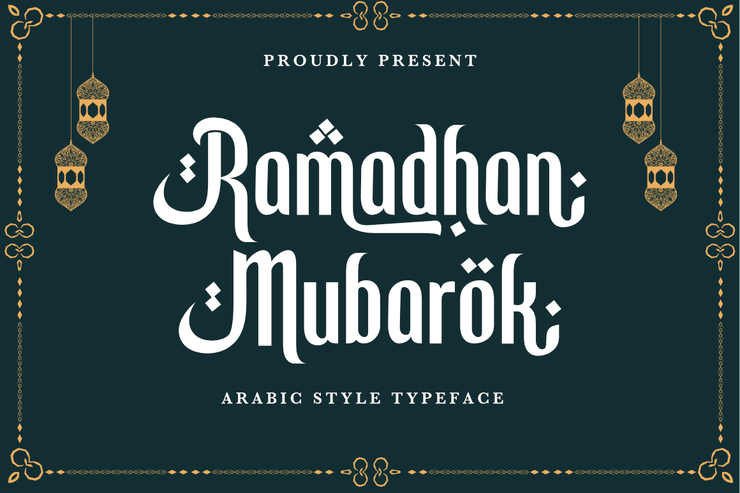 Ramadhan Mubarok字体 2