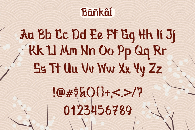 Bankai字体 5