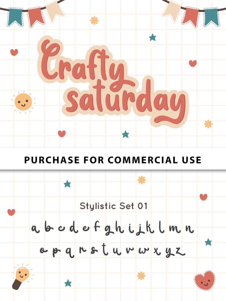 Crafty Saturday字体 1