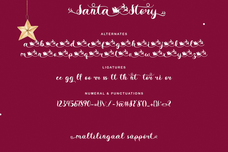 Santa Story字体 4