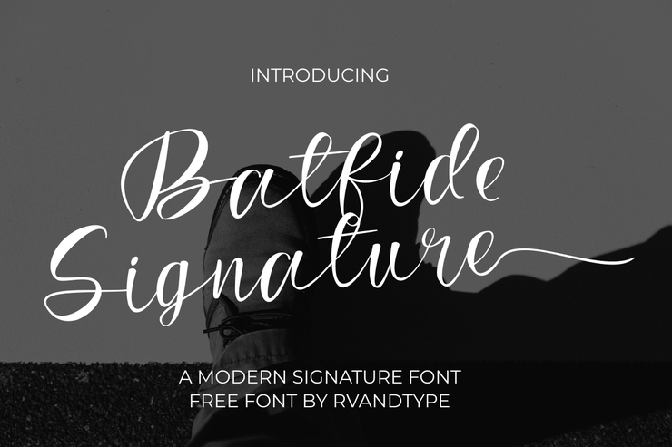 Batfide Signature字体 5