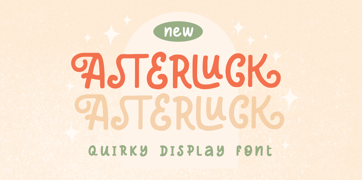 Asterluck字体 1