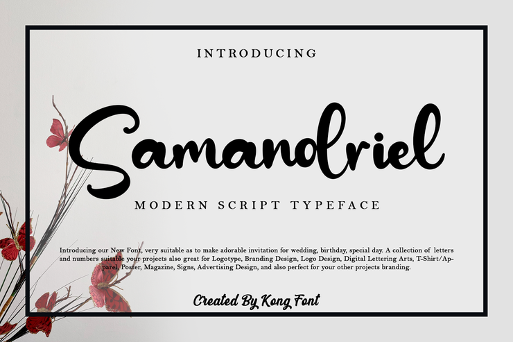 Samandriel字体 1
