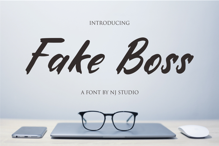 Fake Boss字体 7