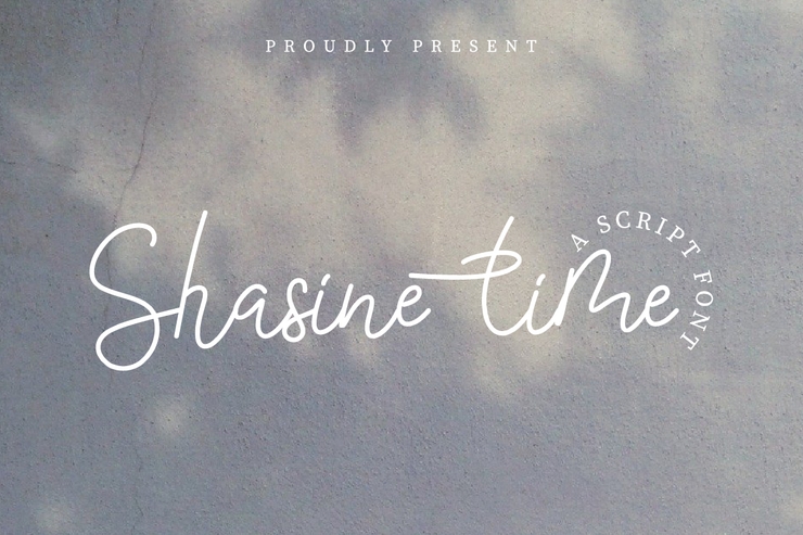 Shasine Time字体 1