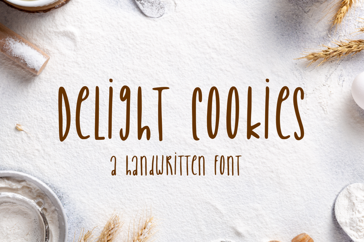 Delight Cookies字体 6