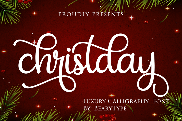 christday字体 1