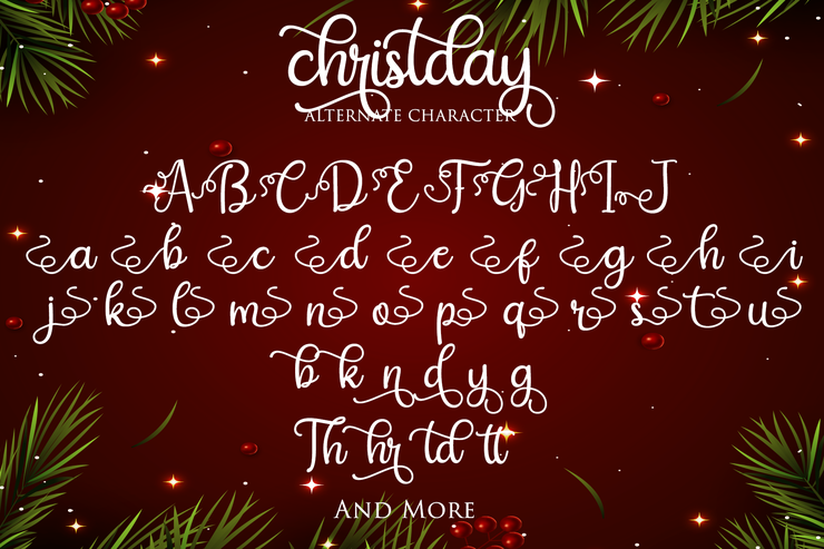 christday字体 2