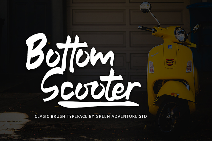 Bottom Scooter字体 5