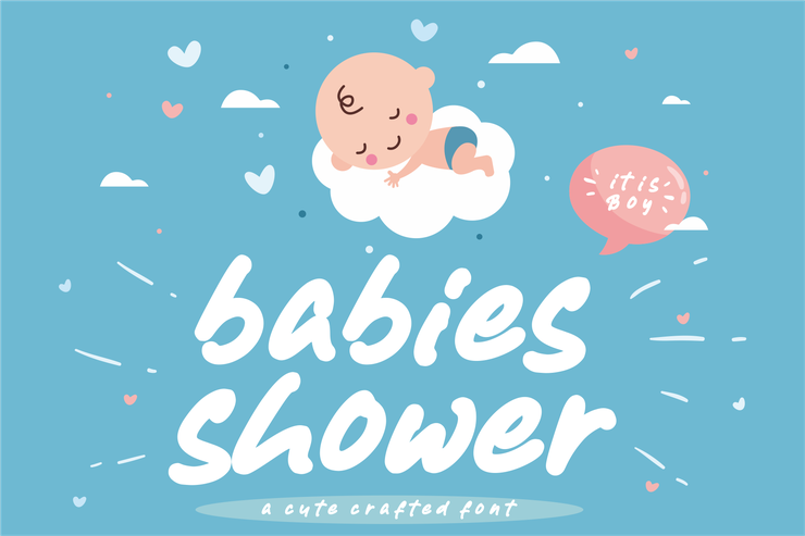 Babies Shower字体 2