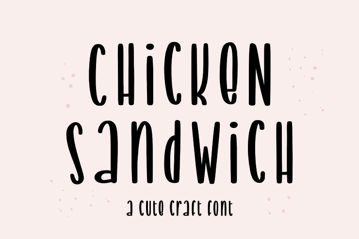 Chicken Sandwich字体 6
