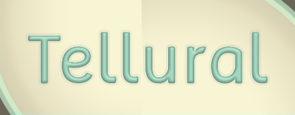 Tellural字体 6