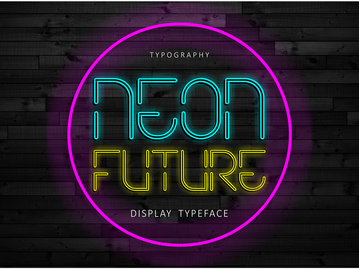 Neon Future字体 3