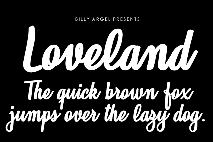 Loveland (Personal-Use)字体 1