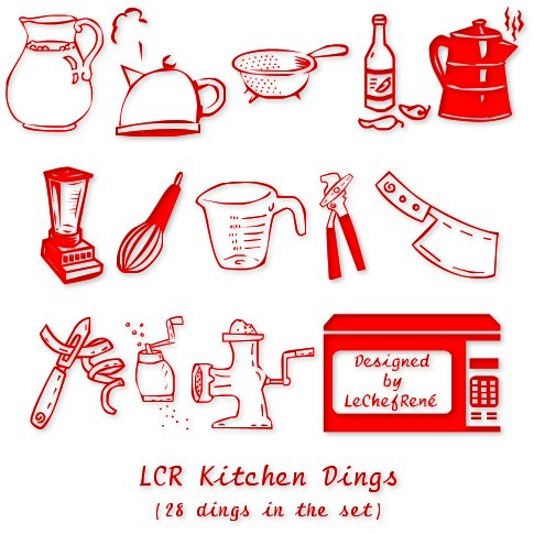 LCR Kitchen Dings字体 1