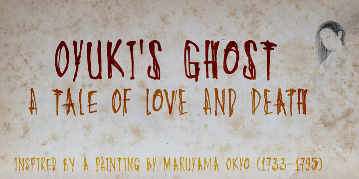 DK Oyukis Ghost字体 1