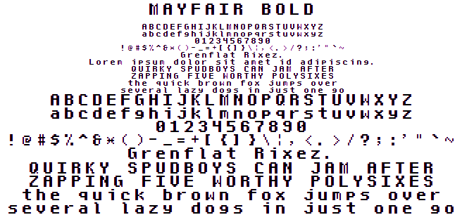 Mayfair NBP字体 1