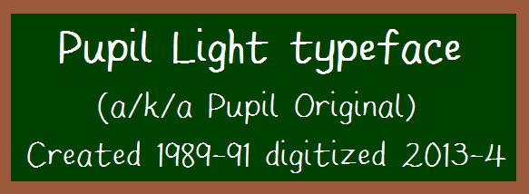 Pupil Light字体 1