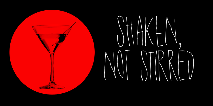 DK Shaken Not Stirred字体 1
