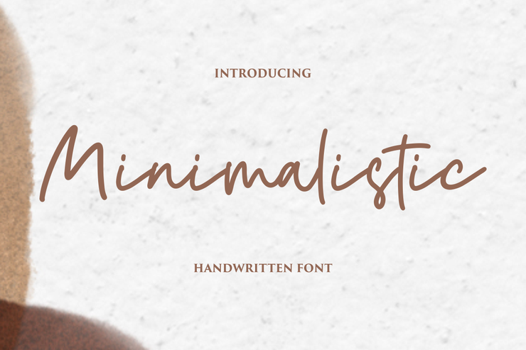 Minimalistic字体 1