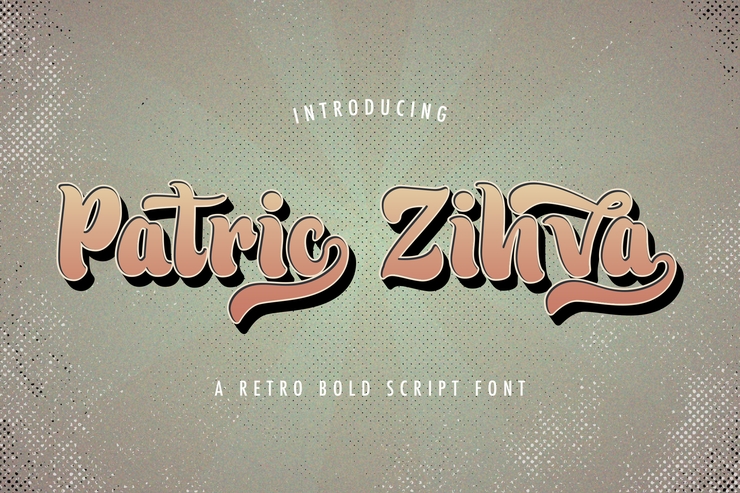 Patric Zihva字体 2