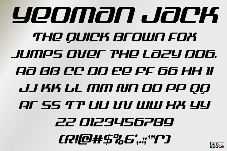 Yeoman Jack字体 4