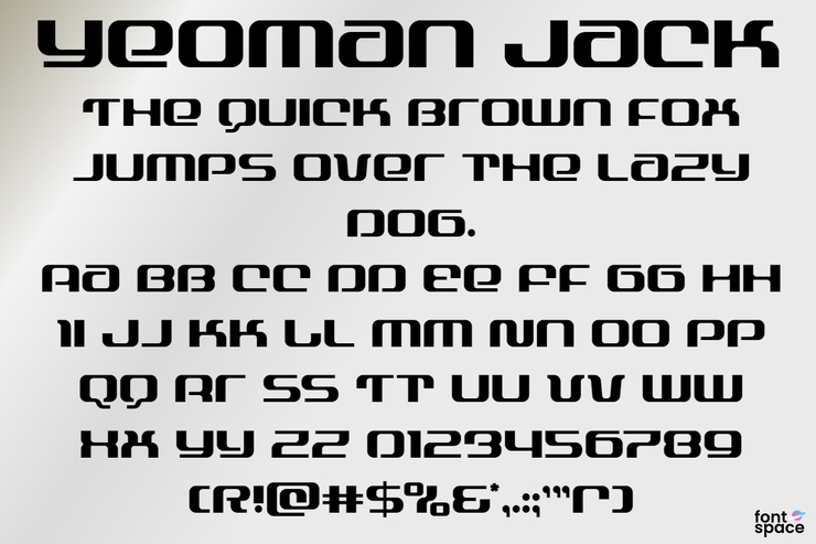 Yeoman Jack字体 10