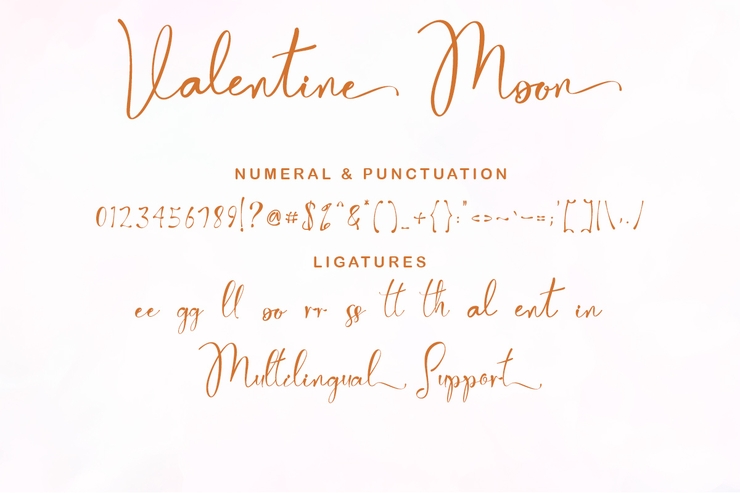 Valentine Moon字体 6