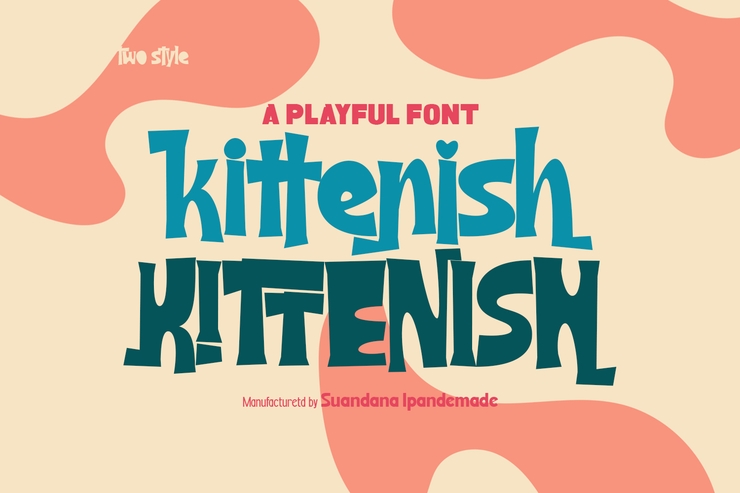 Kittenish字体 3