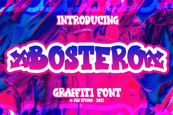 Bostero字体 2