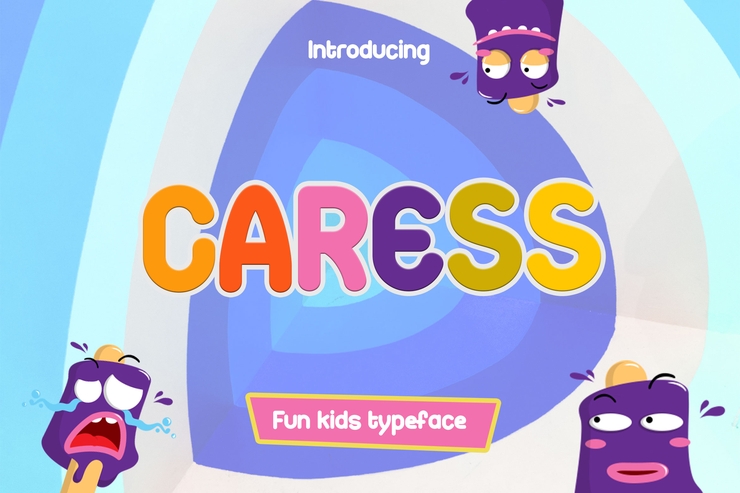 Caress Fun For Kids字体 3