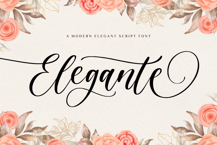 Elegante字体 1