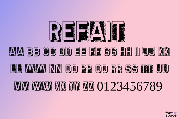 Refait字体 1