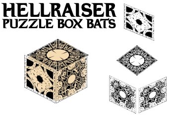 Hellraiser Puzzle Box Bats字体 1