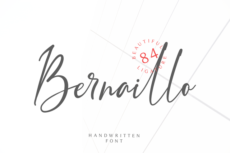 Bernaillo字体 2