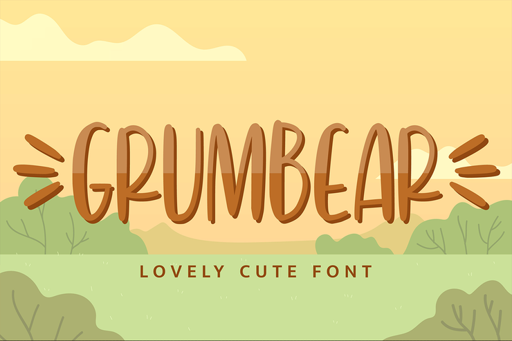 Grumbear字体 1