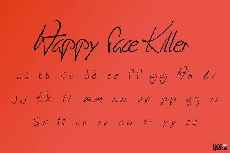 Happy Face Killer字体 1