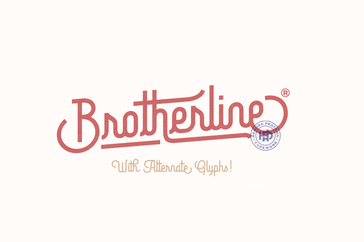 Brotherline字体 1