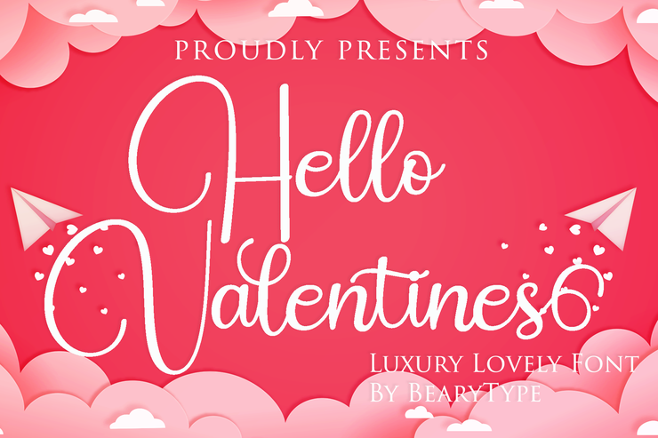 Hello Valentines字体 1