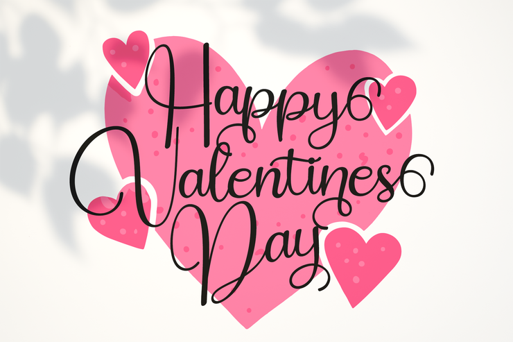 Hello Valentines字体 7