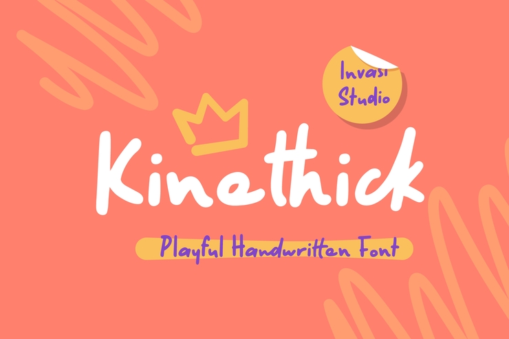 Kinethick字体 3