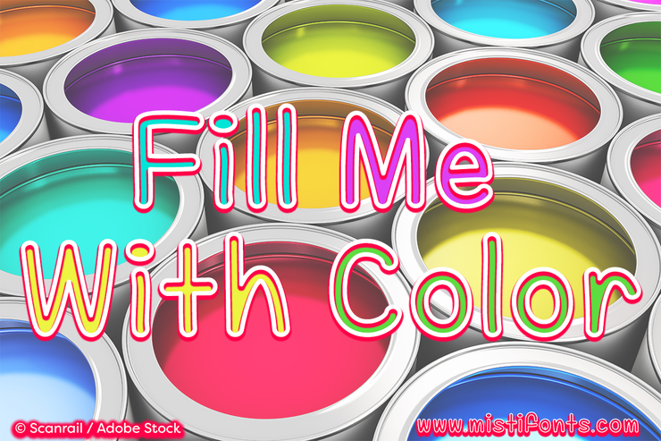 Fill Me With Color字体 1