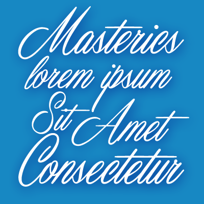 Masterics字体 1