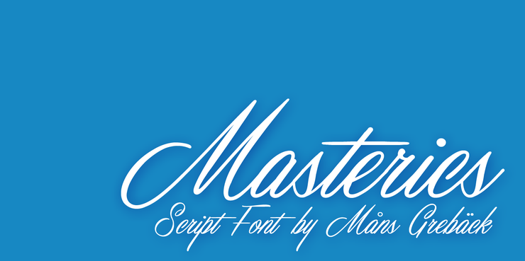 Masterics字体 2