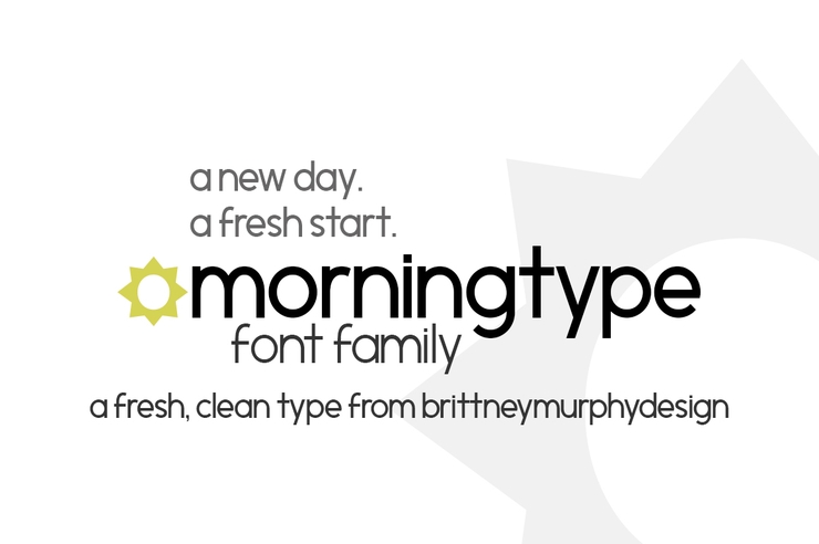 morningtype字体 1