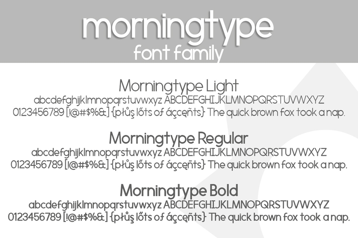 morningtype字体 2